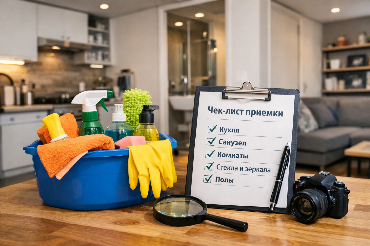 Как принять уборку: чек-лист приёмки по зонам