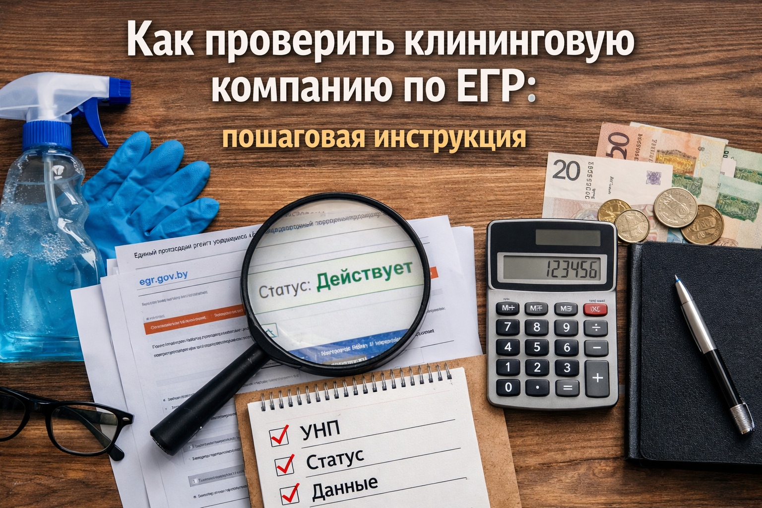 Как проверить клининговую компанию по ЕГР: пошаговая инструкция